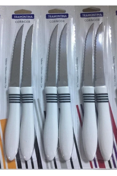 Pinkev Tramontina 6 Adet Tırtıklı Çok Amaçlı Mutfak Bıçak Seti ürün görseli