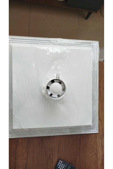 ÇELİK MENFEZ KARE ANEMOSTAT FANLI 60X60 DIS OLCUSU KÖR KASALI - Resim 4