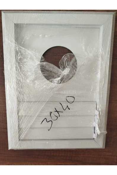 ÇELİK MENFEZ Delikli Tasarım, Etkili Havalandırma 30x40 alumınyum beyaz - Resim 3