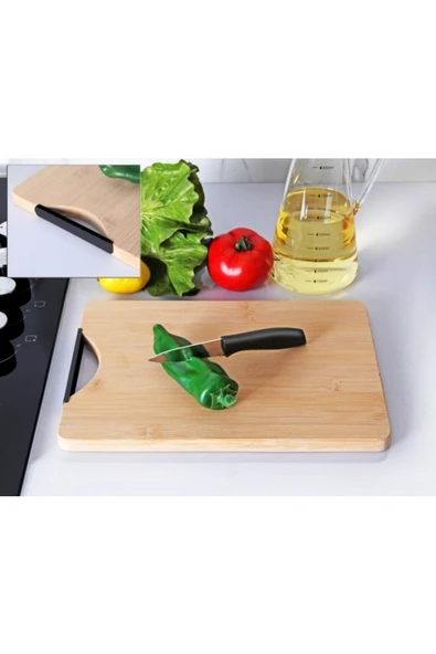 Pinkev Bambu Ekmek Kesme Tahtası 24x34 cm ürün görseli
