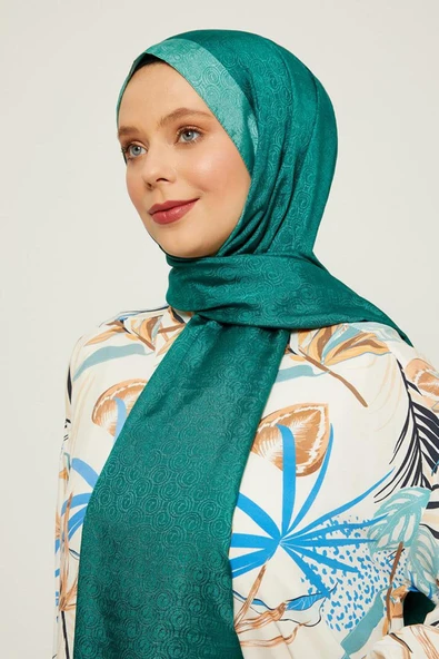 Halka Desen Monogram Şal - Resim 2