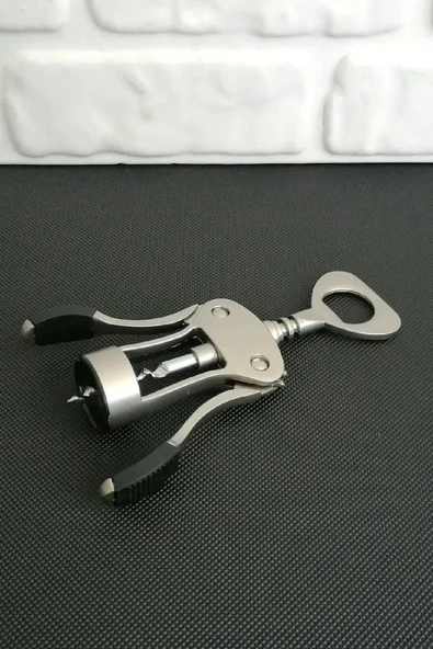 Pinkev Paslanmaz Çelik Profesyonel Tirbuşon Şarap Kapak Açacağı - Resim 3