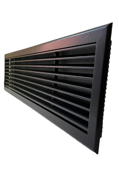 Home ŞÖMİNE MENFEZİ ALÜMİNYUM 40X10 CM İÇ BOĞAZ OLCUSUNDE MAT SIYAH - Resim 2