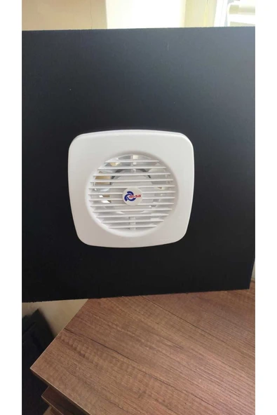 ÇELİK MENFEZ WC-BANYO MENFEZİ ALÜMİNYUM KOMPOZİT FANLI 50X50 MAT SIYAH Q125 FAN ürün görseli