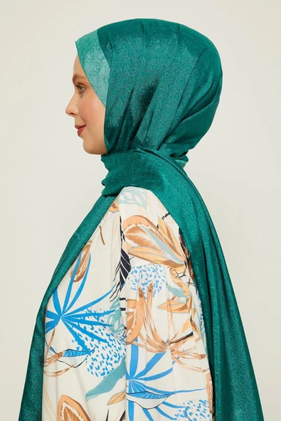 Halka Desen Monogram Şal - Resim 3