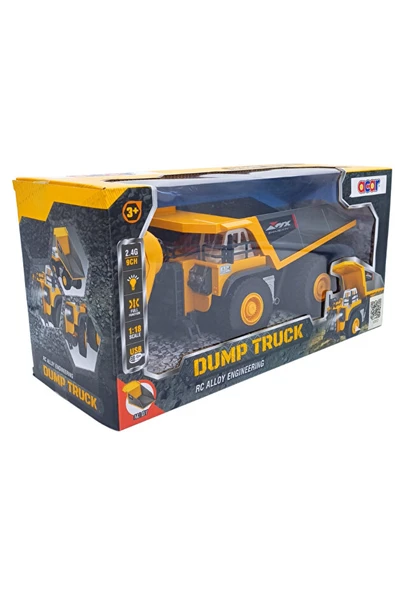 Kamyon 1:18 Ölçek 9 Kanallı Uzaktan Kumandalı Damperli Kamyon - Resim 6