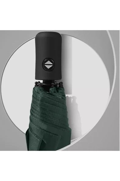 Kampüs Kırtasiyem Yeşil Otomatik Şemsiye - Resim 2