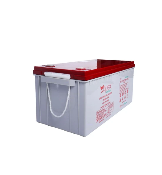 Apex 12V 200Ah Deep Cycle Jel Akü - Resim 2