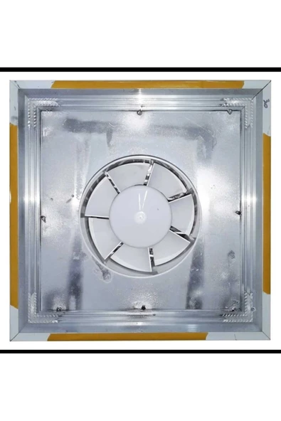 Home BANYO MENFEZİ FANLI + KASA ALÜMİNYUM  45*45 CM - Resim 2