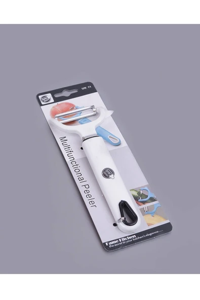 Pinkev 2li Meyve Sebze Havuç Salatalık Soyucu Soyma Bıçak Seti - Resim 2