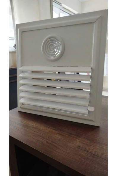 ÇELİK MENFEZ 50x50 ALUMINYUM DOGAL HAVA CIKISLI BANYO MENFEZİ - Resim 2