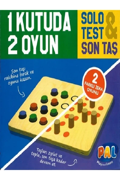 Pal Oyuncak Solo Test & Son Taş & Can Bağı Düğümleri & Playmais Oyun Seti ürün görseli 1