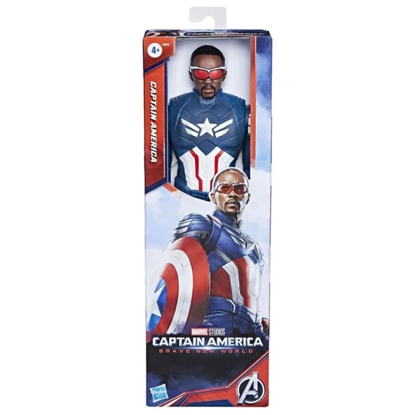 F9276 Titan Hero - Captain America Brave New World Aksiyon Figürü 30 cm - Resim 4
