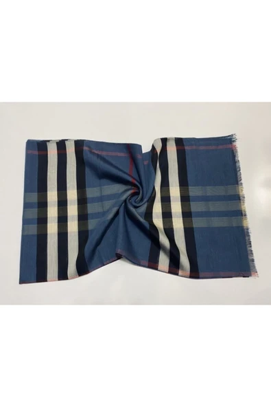 Ekose Ipek Şal - Resim 2