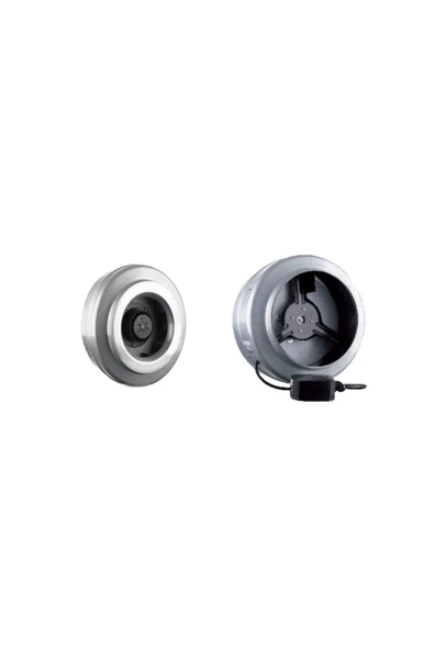 Home YUVARLAK KANAL FANI Q100 240 M3/H - Resim 2