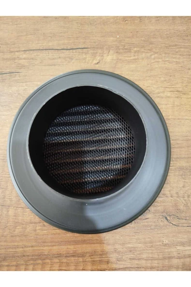 Home DOGALGAZ MENFEZİ ALUMINYUM Q100 -10 CM BOGAZ- MAT SIYAH - Resim 3