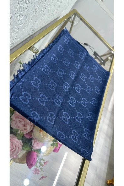 G Desen Kasmir ipek Kumas Premium Kalite Şal - Resim 3