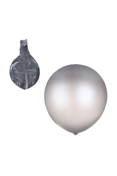 Kampus Kırtasiyem 1 Adet 27 Inç 68 cm Gümüş Gri Jumbo Büyük Balon ürün görseli 1