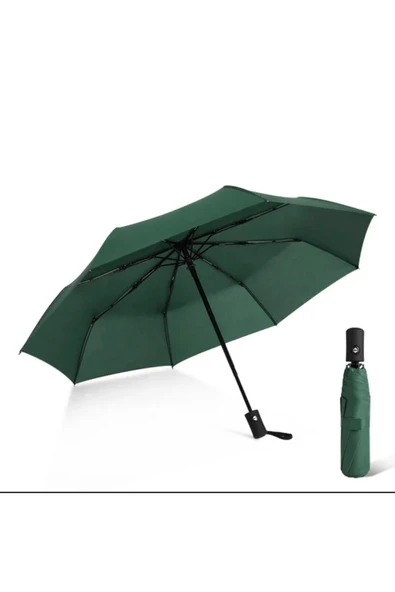 Kampüs Kırtasiyem Yeşil Otomatik Şemsiye ürün görseli 1