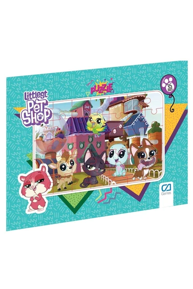 Kampus Kırtasiyem Eğlenceli 35 Parça Littlest Pet Shop Puzzle Oyunu ürün görseli 1