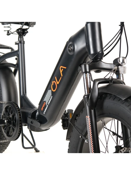 Ola Electrofold Efd1 Carbon Design Katlanabilir Elektrikli Bisiklet 20 - Resim 5