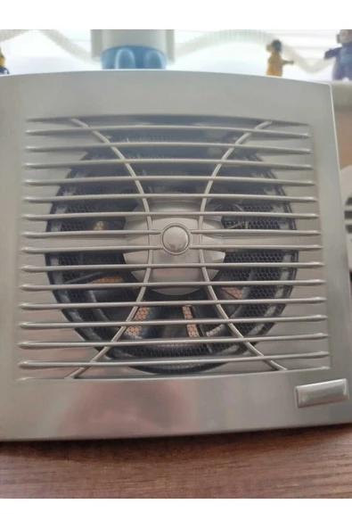 ÇELİK MENFEZ BANYO FANI GÜMÜŞ KAPAK Q125 180 M3 - Resim 4
