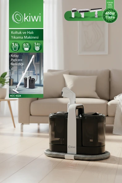 Kiwi Kcc-4324 Koltuk Ve Halı Yıkama Makinesi - Resim 7