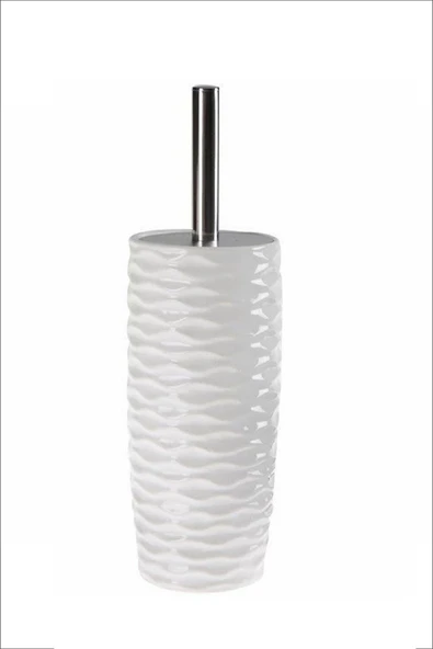 Pinkev Seramik Klozet Tuvalet Fırçası - Beyaz ürün görseli