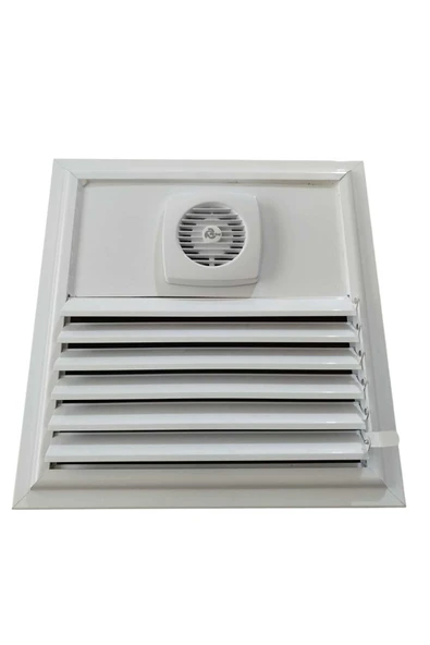 Home FANLI BANYO MENFEZİ ALÜMİNYUM 50X50 CM DIŞ -BEYAZ - Resim 3