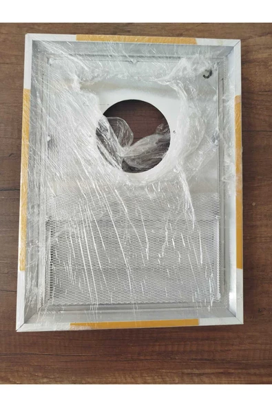 ÇELİK MENFEZ Delikli Tasarım, Etkili Havalandırma 30x40 alumınyum beyaz - Resim 4