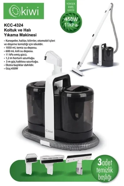 Kiwi Kcc-4324 Koltuk Ve Halı Yıkama Makinesi ürün görseli