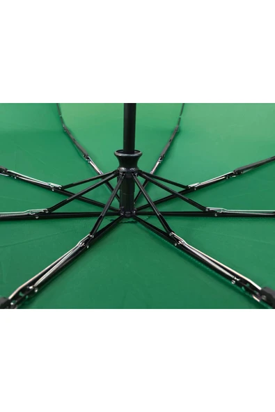 Kampüs Kırtasiyem Yeşil Otomatik Şemsiye - Resim 7