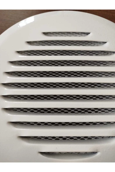 Home Dogalgaz Menfezi Yuvarlak Dıs Cephe Panjuru Alumınyum Beyaz Q100 -10 Cm Bogaz - Resim 4