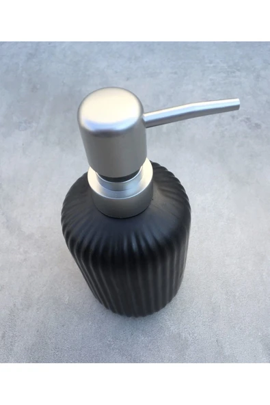 Pinkev Seramik Sıvı Sabunluk - Siyah - Resim 3