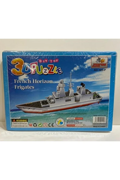 Dıy Toy/Taba Grup 3 Boyutlu Savaş Gemisi Puzzle ürün görseli 1
