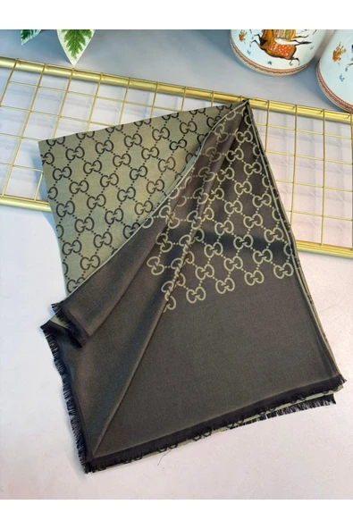 G Desen Kendinden Dokulu Desenli İtalyan Çift Traflı Şal ürün görseli