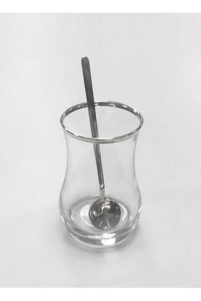 Pinkev 6 Adet Paslanmaz Çelik Kararmaz Çay Kaşığı - Resim 5