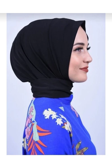 Çıt Çıtlı Bone Tesettür Mayo Üstü Uyumlu Deniz Ve Havuz Bonesi Hijab Siyah ürün görseli