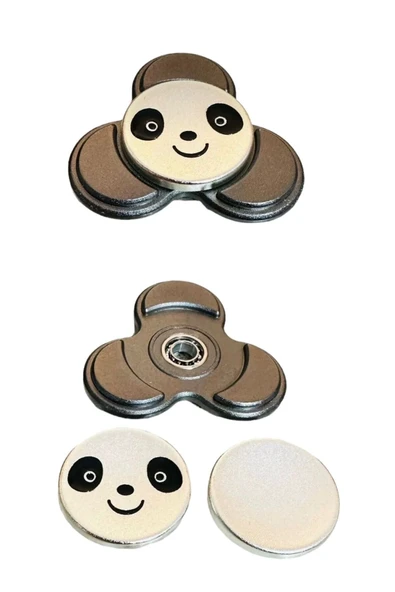 Kampus Kırtasiyem Stres Çarkı Metal Özel Kutulu Fidget Spinner 3 Kol Çark - Resim 2