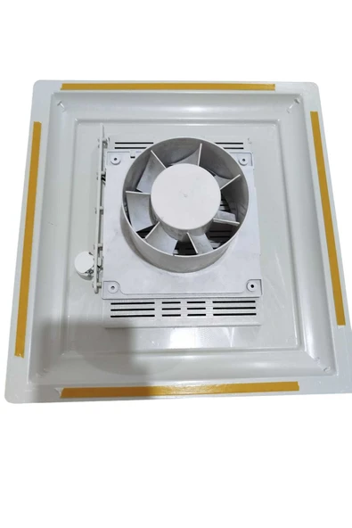 Home PLASTİK BANYO MENFEZİ FANLI-WC BANYO HAVALANDIRMA MENFEZİ  45*45 CM - Resim 2