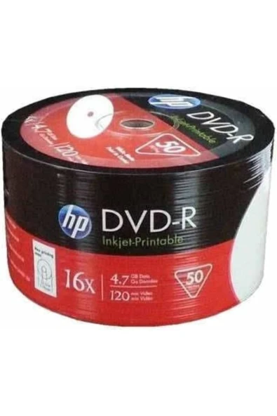 HP Dvd-r 4,7gb-120min 16x Shrink (50 Li Paket) ürün görseli 1