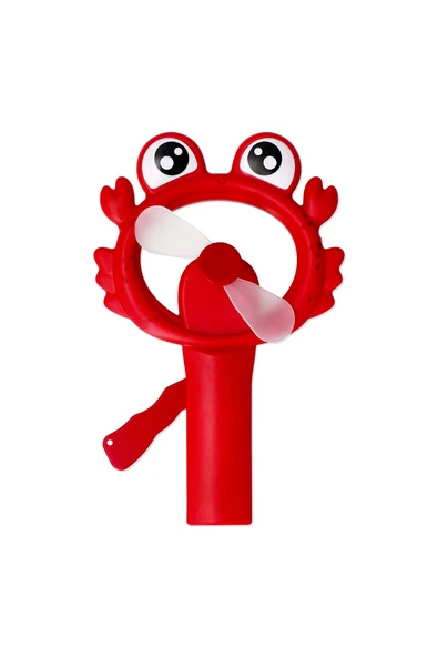 Kampüs Kırtasiyem Kırmızı Yengeç Şeklinde El Vantilatörü ürün görseli 1