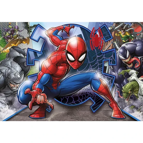 Clementoni 104 Parça Çocuk Puzzle Spiderman - Resim 2