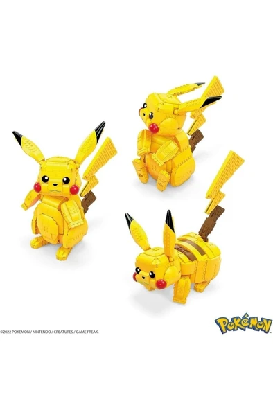 Mega Construx Pokemon Jumbo Pikachu Figürü FVK81 - Resim 8