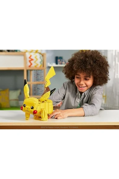 Mega Construx Pokemon Jumbo Pikachu Figürü FVK81 - Resim 3