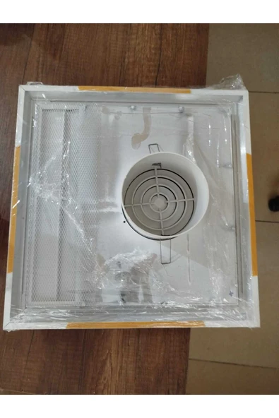 ÇELİK MENFEZ 40X40 ALUMINYUM DOGAL HAVA CIKISLI BANYO MENFEZİ - Resim 2