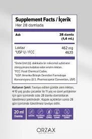 Ocean Enzymes Lactase Damla 20 ml - Resim 3