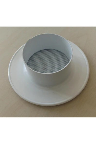 Home Dogalgaz Menfezi Yuvarlak Dıs Cephe Panjuru Alumınyum Beyaz Q100 -10 Cm Bogaz - Resim 2