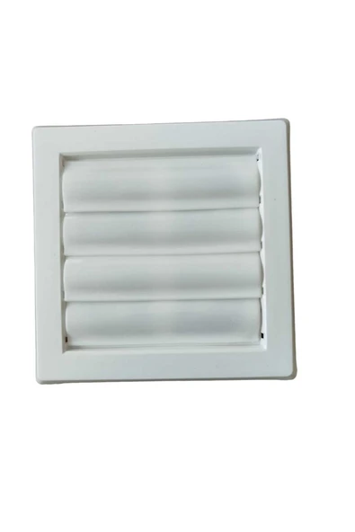 Home Kare Hareketli Aspiratör Baca Kapağı Duvar Menfezi Ayarlı 17*17 dış - Resim 2