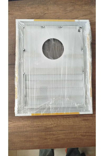 ÇELİK MENFEZ Delikli Tasarım, Etkili Havalandırma 35X45 ALUMINYUM BEYAZ - Resim 2